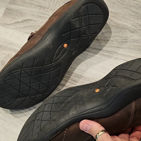 Re Structured Brown Loafers Slip-Ons Casual Comfort - Picture 3 of 3